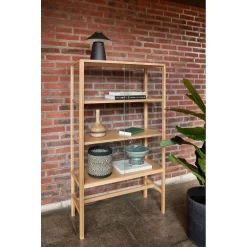 Groove Bowl Petrol - Hübsch - Koop Online -Kortingswinkel voor woondecoratie 57127721228084