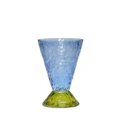 Abyss Vase Light Blue/Olive - Hübsch - Koop Online