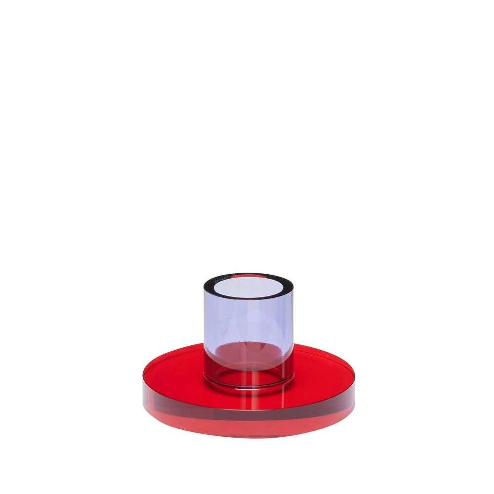 Astra Candleholder Small Red/Purple - Hübsch - Koop Online 4 Astra Candleholder Small Red/Purple - Hübsch - Koop Online - Afbeelding 2