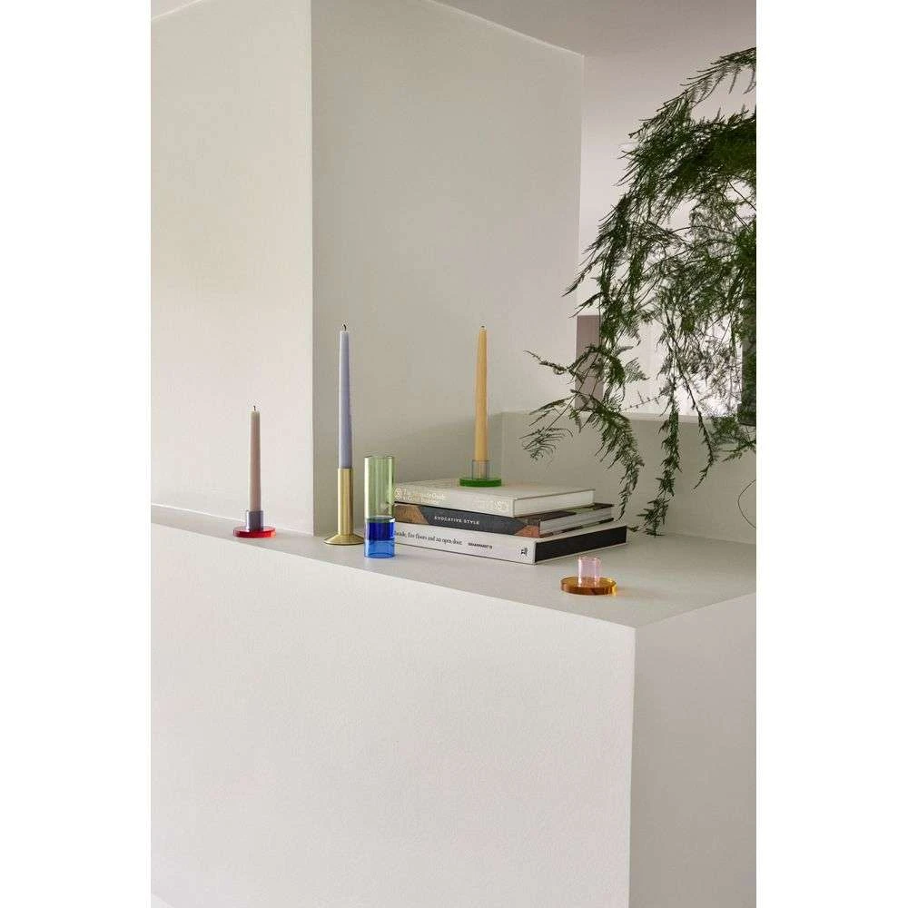 Astra Candleholder Small Red/Purple - Hübsch - Koop Online 6 Astra Candleholder Small Red/Purple - Hübsch - Koop Online - Afbeelding 4