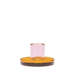 Astra Candleholder Small Pink/Orange - Hübsch - Koop Online
