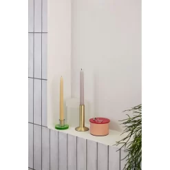 Sleek Candleholder Brass - Hübsch - Koop Online -Kortingswinkel voor woondecoratie 5712772130254 5