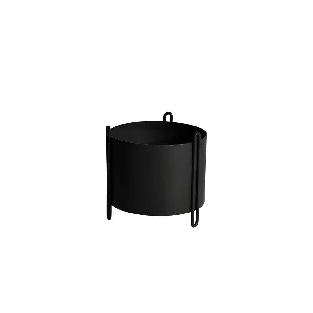 Pidestall Planter Small Black - Woud - Koop Online 3 Pidestall Planter Small Black - Woud - Koop Online