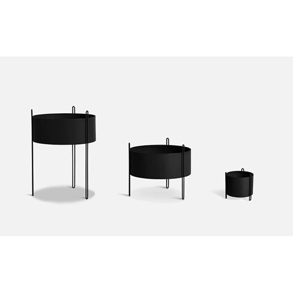 Pidestall Planter Small Black - Woud - Koop Online 4 Pidestall Planter Small Black - Woud - Koop Online - Afbeelding 2