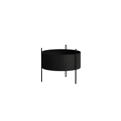 Pidestall Planter Medium Black - Woud - Koop Online