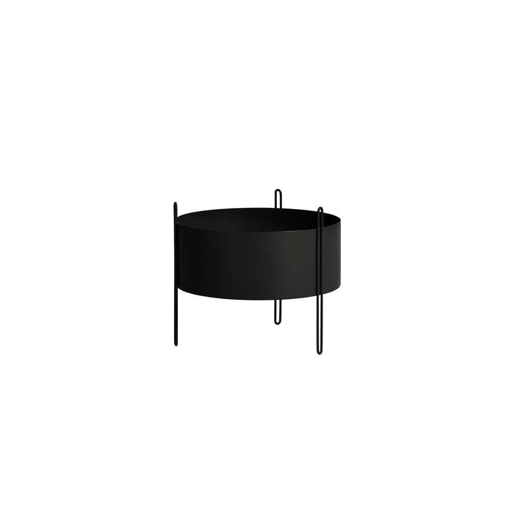 Pidestall Planter Medium Black - Woud - Koop Online 3 Pidestall Planter Medium Black - Woud - Koop Online
