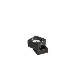 Jeu De Dés 1 Candle Holder Black Marble - Woud - Koop Online