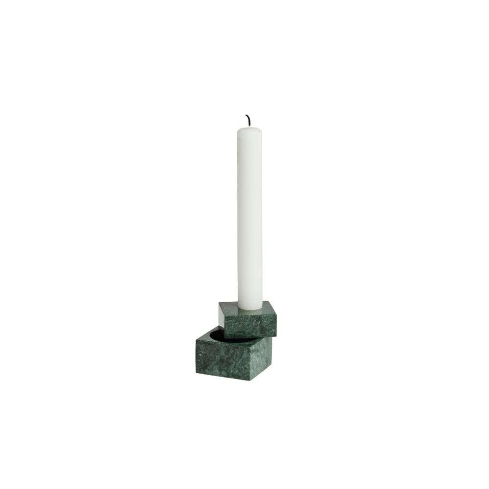Jeu De Dés 1 Candle Holder Green Marble - Woud - Koop Online 4 Jeu De Dés 1 Candle Holder Green Marble - Woud - Koop Online - Afbeelding 2