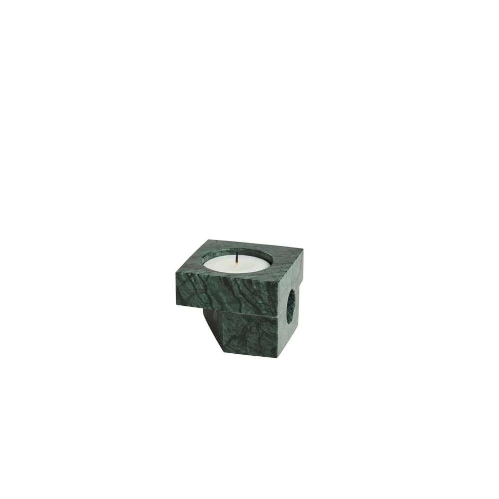 Jeu De Dés 2 Candle Holder Green Marble - Woud - Koop Online 4 Jeu De Dés 2 Candle Holder Green Marble - Woud - Koop Online - Afbeelding 2