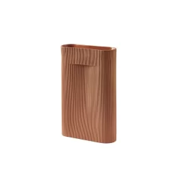 Ridge Vase H48,5 Terracotta - Muuto - Koop Online