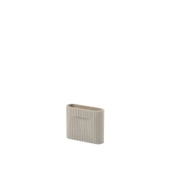 Ridge Vase H16,5 Beige - Muuto - Koop Online