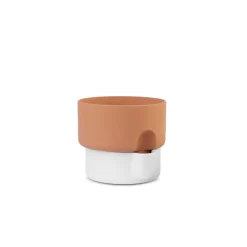 Oasis Flowerpot Small White/Terracotta - Northern - Koop Online
