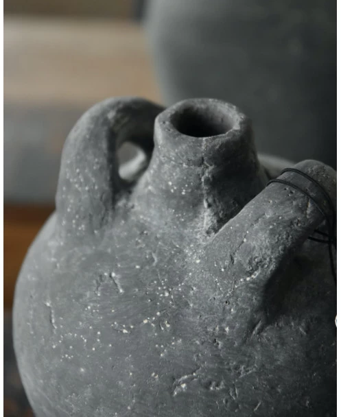 Aardewerk Kruikje Met Twee Oren En Smalle Tuit, Brynxz 6 Aardewerk Kruikje Met Twee Oren En Smalle Tuit, Brynxz - Afbeelding 4