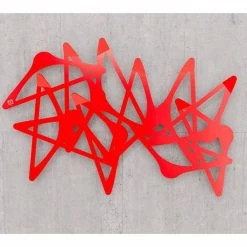 Modern Wall Opknoping Horizontaal BlaBla Door Mabele, Handgemaakt Product -Kortingswinkel voor woondecoratie appendiabiti blabla orizzontale mabele 3