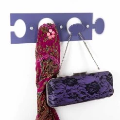 Gekleurde Plexiglas Muurhanger Met 2 Haken 3 Stuks - Fratack -Kortingswinkel voor woondecoratie appendiabiti da muro colorato in plexiglass design doppio 3 pezzi fratack 2