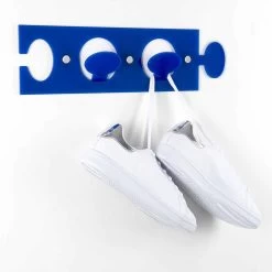 Gekleurde Plexiglas Muurhanger Met 2 Haken 3 Stuks - Fratack -Kortingswinkel voor woondecoratie appendiabiti da muro colorato in plexiglass design doppio 3 pezzi fratack 4