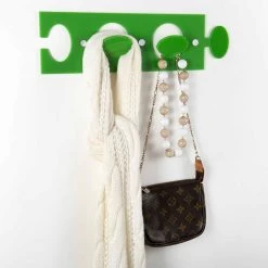 Gekleurde Plexiglas Muurhanger Met 2 Haken 3 Stuks - Fratack -Kortingswinkel voor woondecoratie appendiabiti da muro colorato in plexiglass design doppio 3 pezzi fratack 6