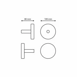 Wandkapstok In Essenhout Met Polkadot-inleg 2 Stuks - Quatto 25 Wandkapstok In Essenhout Met Polkadot-inleg 2 Stuks - Quatto -Kortingswinkel voor woondecoratie appendiabiti da parete in legno di frassino con intarsi 2 pezzi quatto 11