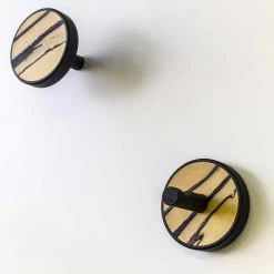 Wandkleerhanger In Kostbaar Licht Ebbenhout 2 Stuks - Casimiro