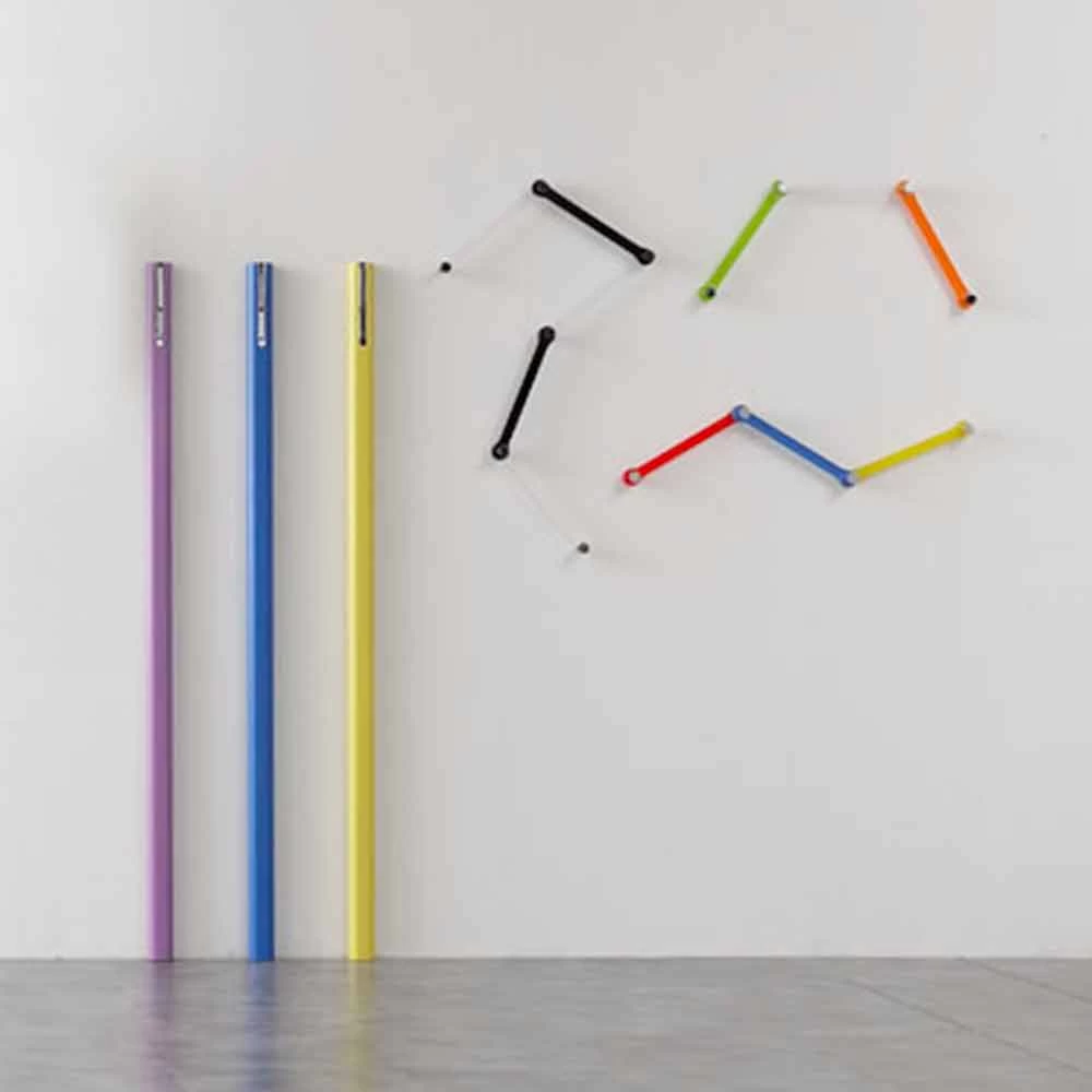 Wandkleerhanger In Hoogwaardig Gelakt MDF Made In Italy - Mercurio 13 Wandkleerhanger In Hoogwaardig Gelakt MDF Made In Italy - Mercurio - Afbeelding 11