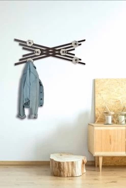 Modern Design Wandkapstok In Gekleurd Gelakt Hout - Picassino 11 Modern Design Wandkapstok In Gekleurd Gelakt Hout - Picassino -Kortingswinkel voor woondecoratie appendiabiti da parete moderno di design in legno laccato colorato picassino 2