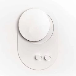 Moderne Wandkapstok In Staal Met Spiegel Made In Italy - Pilippo -Kortingswinkel voor woondecoratie appendiabiti da parete moderno in acciaio con specchio made in italy pilippo 2