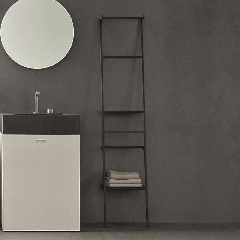 Witte Of Gekleurde Modern Design Ladder Kleerhanger - Caloina 4 Witte Of Gekleurde Modern Design Ladder Kleerhanger - Caloina - Afbeelding 2