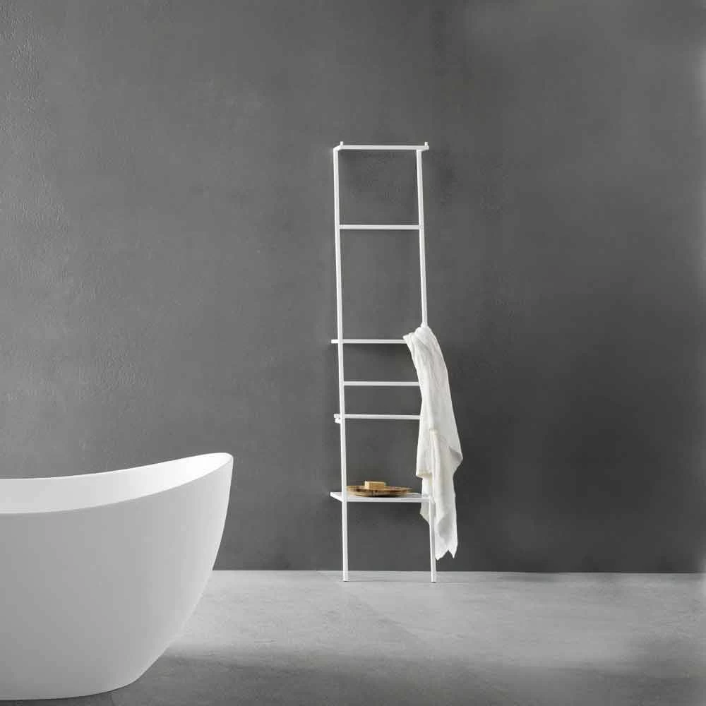 Witte Of Gekleurde Modern Design Ladder Kleerhanger - Caloina 5 Witte Of Gekleurde Modern Design Ladder Kleerhanger - Caloina - Afbeelding 3