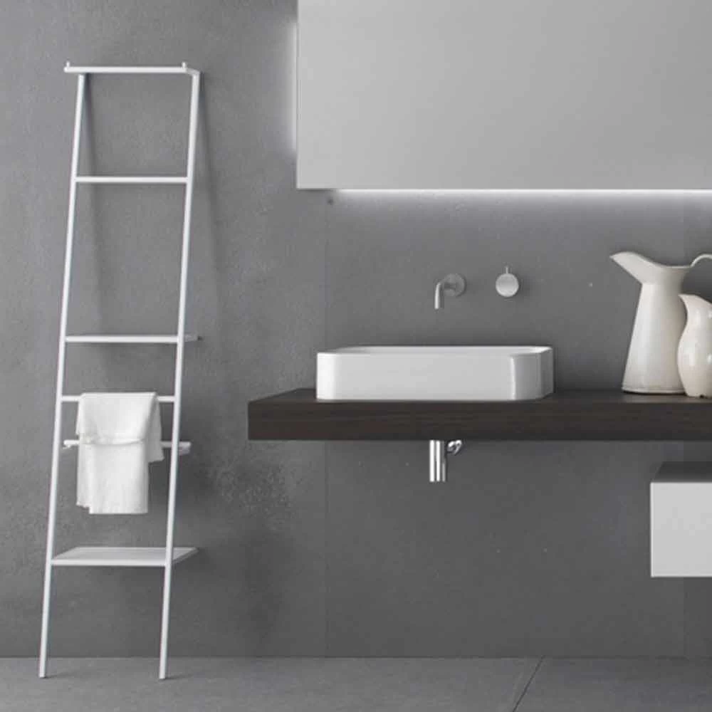 Witte Of Gekleurde Modern Design Ladder Kleerhanger - Caloina 3 Witte Of Gekleurde Modern Design Ladder Kleerhanger - Caloina