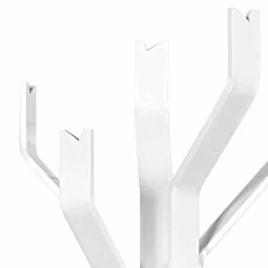 Coat White Earth 5 Ganci Andrea, Modern Design -Kortingswinkel voor woondecoratie appendiabiti da terra bianco a 5 ganci andrea design moderno 2