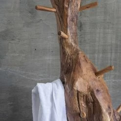 Kapstok Met Structuur En Pinnen In Massief Teak - Fir 12 Kapstok Met Structuur En Pinnen In Massief Teak - Fir -Kortingswinkel voor woondecoratie appendiabiti da terra con struttura e pioli in teak massello abete 4