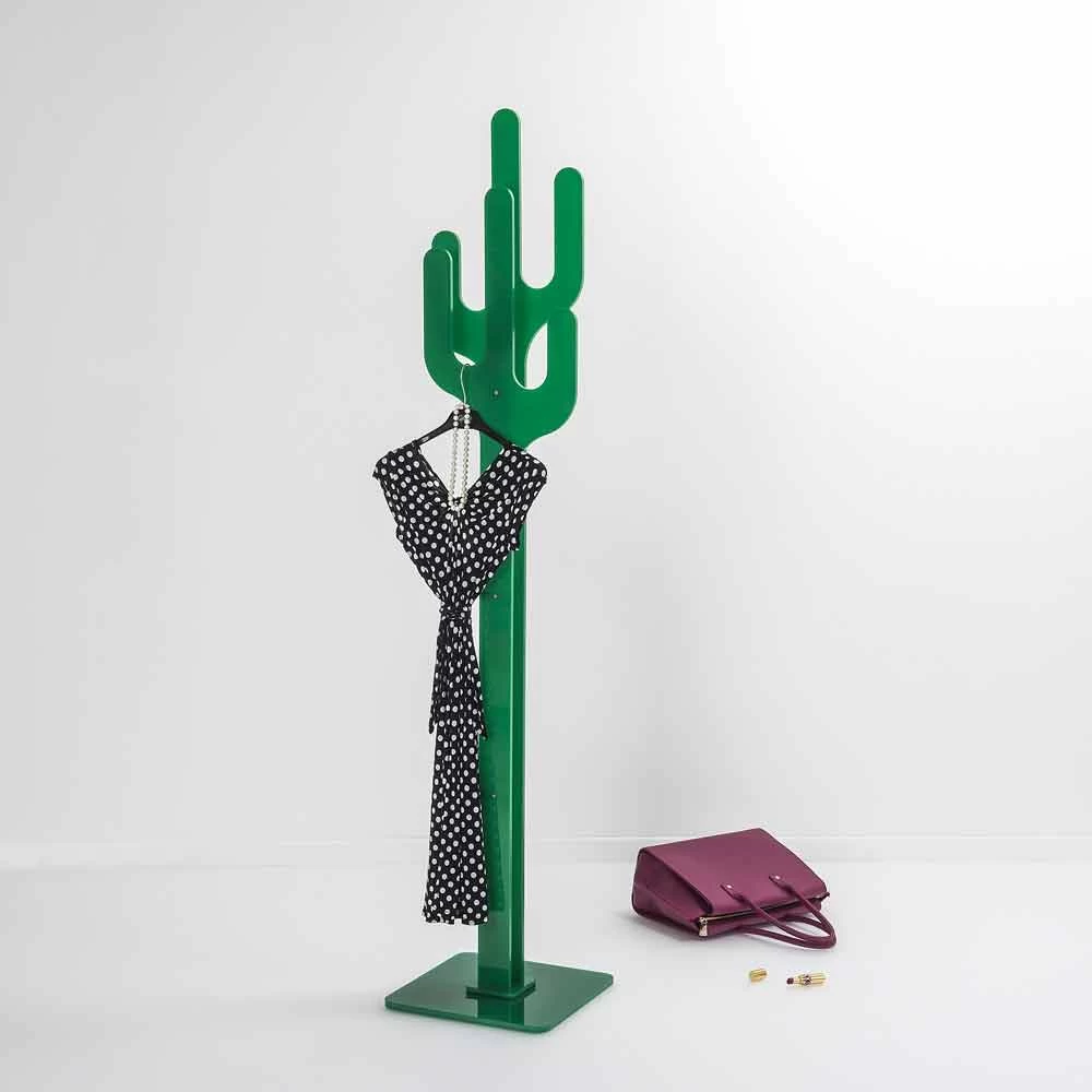 Kapstok Green Cactus Modern Design, Made In Italy 3 Kapstok Green Cactus Modern Design, Made In Italy