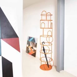 Design Kapstok Van Gekleurd Staal Made In Italy - Vituzzo -Kortingswinkel voor woondecoratie appendiabiti da terra di design in acciaio colorato made in italy vituzzo 11