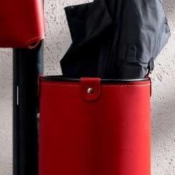 Modern Design Vloer Kapstok In Made Italy Geregenereerd Leer - Ercole -Kortingswinkel voor woondecoratie appendiabiti da terra di moderno design in cuoio rigenerato made italy ercole 21