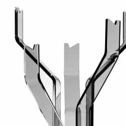 Begane Gerookte Hanger Haken 5 Andrea, Modern Design 7 Begane Gerookte Hanger Haken 5 Andrea, Modern Design -Kortingswinkel voor woondecoratie appendiabiti da terra fume a 5 ganci andrea design moderno 2