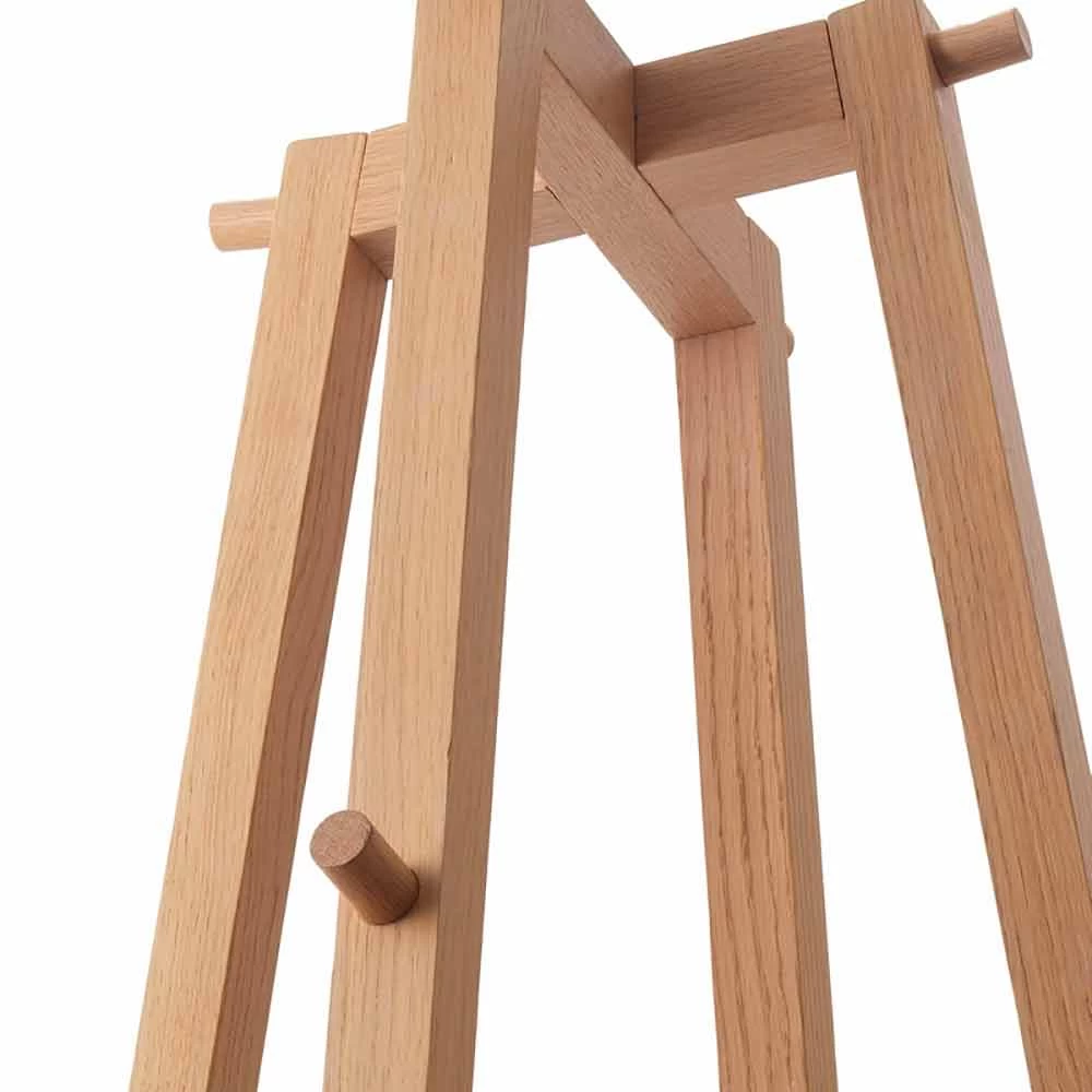 Moderne Design Kapstok In Naturel Of Wit Hout - Langoustine 4 Moderne Design Kapstok In Naturel Of Wit Hout - Langoustine - Afbeelding 2