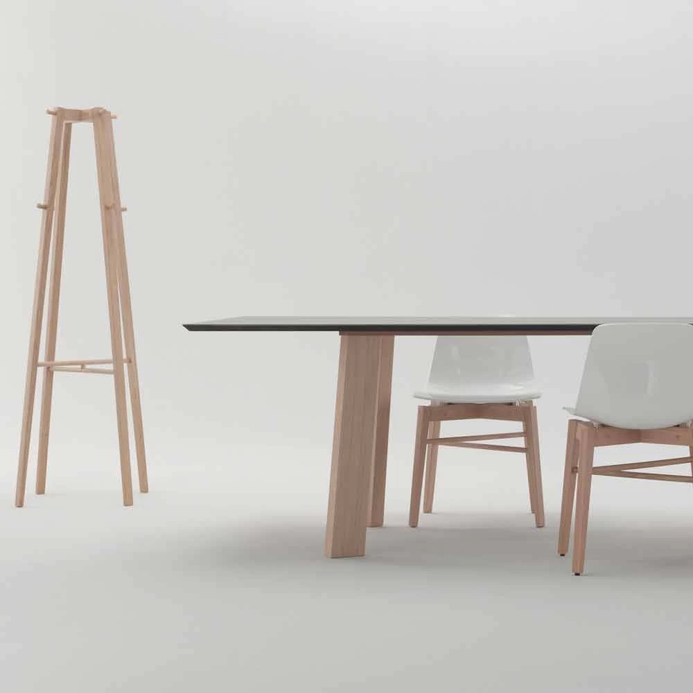 Moderne Design Kapstok In Naturel Of Wit Hout - Langoustine 7 Moderne Design Kapstok In Naturel Of Wit Hout - Langoustine - Afbeelding 5