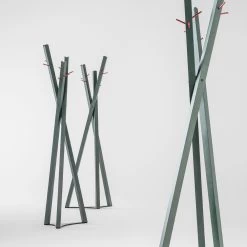 Massief Essenhouten Kapstok Met Metalen Pinnen Made In Italy - Bienna -Kortingswinkel voor woondecoratie appendiabiti in frassino massello con pioli in metallo made in italy bienna 2