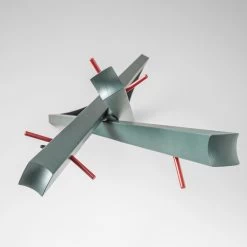 Massief Essenhouten Kapstok Met Metalen Pinnen Made In Italy - Bienna -Kortingswinkel voor woondecoratie appendiabiti in frassino massello con pioli in metallo made in italy bienna 3