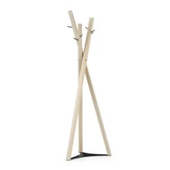 Massief Essenhouten Kapstok Met Metalen Pinnen Made In Italy - Bienna -Kortingswinkel voor woondecoratie appendiabiti in frassino massello con pioli in metallo made in italy bienna 4