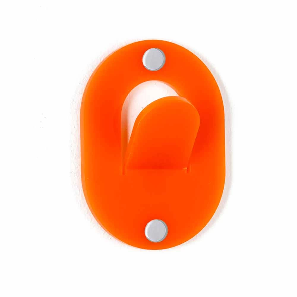 Wandkleerhanger In Gekleurd Plexiglas 5-delig Clipontwerp - Freddie 3 Wandkleerhanger In Gekleurd Plexiglas 5-delig Clipontwerp - Freddie