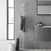 Modern Design Vloerkapstok In Wit Of Verchroomd Metaal - Kottac -Kortingswinkel voor woondecoratie attaccapanni da terra di design moderno in metallo bianco o cromo kottac