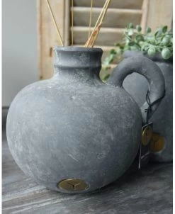 Bol Kruikje Met Oor Majestic Vintage Grijs, Brynxz -Kortingswinkel voor woondecoratie bol kruikje met oor majestic vintage grijs brynxz 2