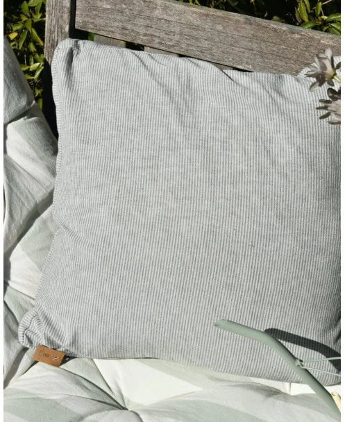 Box Kussenhoes Met Fijne Groene Strepen, IB Laursen 3 Box Kussenhoes Met Fijne Groene Strepen, IB Laursen