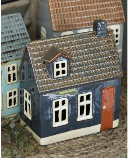 Donker Blauwe Engelse Cottage Met Dakkapel, IB Laursen 3 Donker Blauwe Engelse Cottage Met Dakkapel, IB Laursen