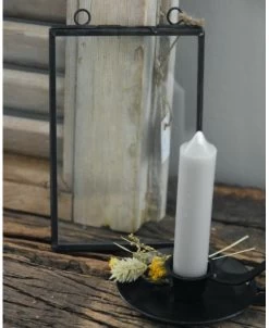 Fotolijstje Glas In Metaal Met Ophang Oogjes