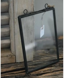 Fotolijstje Glas In Metaal Met Ophang Oogjes -Kortingswinkel voor woondecoratie fotolijstje glas in metaal met ophang oogjes 3