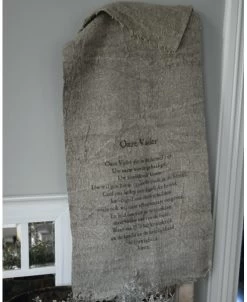 Gebed Shabby Doek Groot, Het Onze Vader Die In De Hemel Zijt -Kortingswinkel voor woondecoratie gebed shabby doek groot het onze vader 3