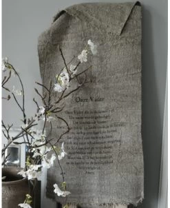 Gebed Shabby Doek Groot, Het Onze Vader Die In De Hemel Zijt -Kortingswinkel voor woondecoratie gebed shabby doek groot het onze vader 5