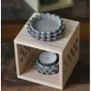 Geur Brander Van Hout Met Aardewerk Cupjes -Kortingswinkel voor woondecoratie geur brander van hout met aardewerk cupjes